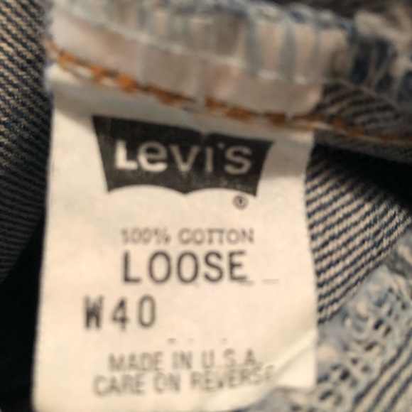 Levi’s 545 Men’s Jean Shorts. Vintage. 90's. Made in USA. Size: 40 - Picture 4 of 6